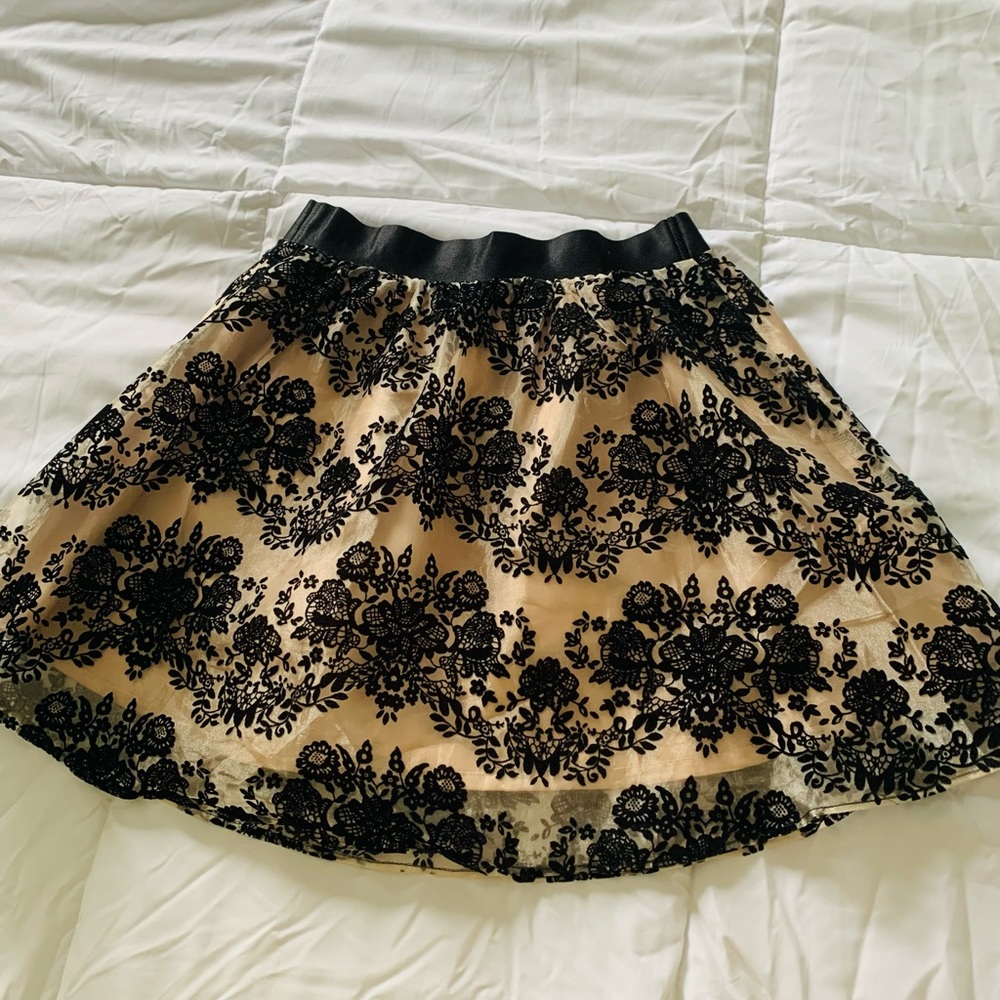 Express floral skirt